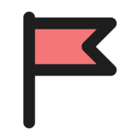 bandiera piatto colore schema icona png