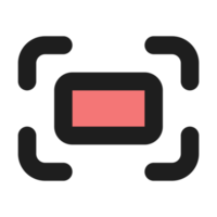 Sensor flat color outline icon png