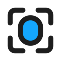 Scanner flat color outline icon png