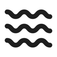Sea flat color outline icon png