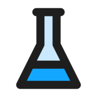 Röhrensymbol mit flachem Farbumriss png