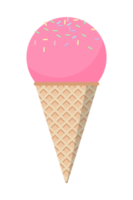 Sweet ice cream. Collection ice cream illustration. Funny ice cream. Transparent background. Illustration png