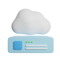 servidor base de dados nuvem png