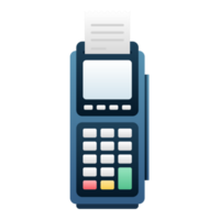 Electronic Data Capture EDC or Calculator. EDC machine for calculate the money and payment. png