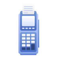 electrónico datos capturar edc o calculadora. edc máquina para calcular el dinero y pago. png
