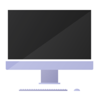 Computer or PC desktop, computer desktop with keyboard and mouse. png