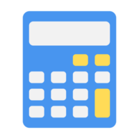 Calculator and payment, Calculator for count the money. png