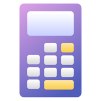 Calculator and payment, Calculator for count the money. png