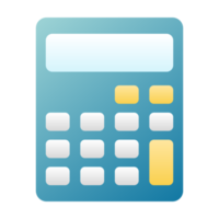 Calculator and payment, Calculator for count the money. png