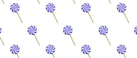 Purple lollipop candy isolated background. Transparent background. Illustration png