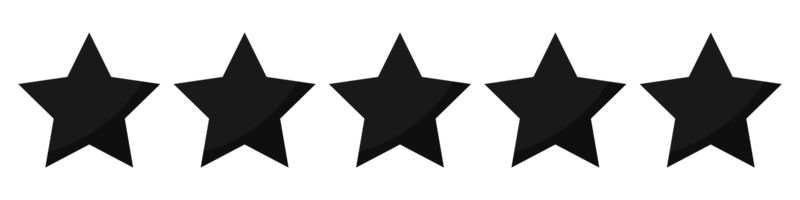 5 Star PNGs for Free Download