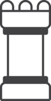 Business icon isolated on transparent background png