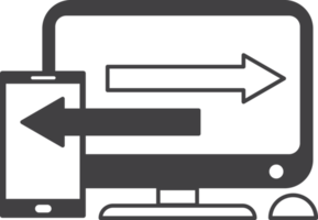 computer en elektronisch apparaat icoon geïsoleerd Aan transparant achtergrond png