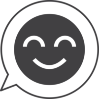 message icon isolated on transparent background png