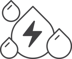 energy icon on transparent background png