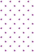 Abstract seamless pattern with pink hearts. Pink hearts seamless pattern. Universal print. Transparent background. Illustration png