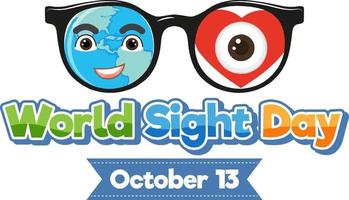 World Sight Day Concept Vector