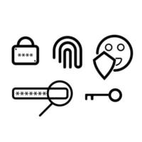 Security Icons vector