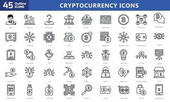 iconos para móviles y web. pictogramas de alta calidad. conjunto de iconos lineales de negocios, médicos, ui y ux, medios, dinero, viajes, etc. vector