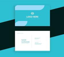 Modern professional business card design vector