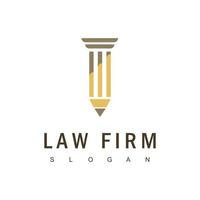 Law Firm Logo Design Vector