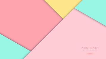 Pastel colorful paper background vector