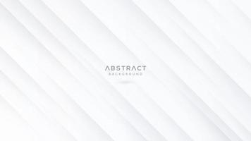 Abstract geometric white and gray gradient background vector