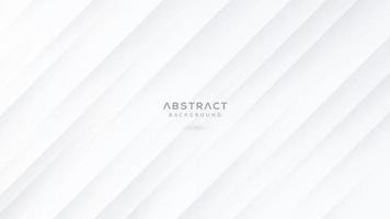 Abstract geometric white and gray gradient background vector