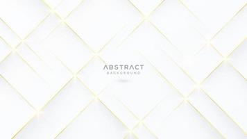 Abstract White Background with Diagonal Golden Lines vector