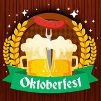 Happy Oktoberfest Illustration vector