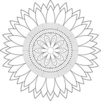 Mandala coloring pages vector