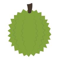 Durian icono acortar Arte vector ilustración gráfico diseño