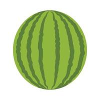 Cute Watermelon fruits cartoon clipart icon in vector design