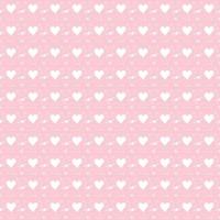 Seamless cute heart pattern Suitable for making gift wrapping paper or wallpaper on the wall of the room, fabric pattern or notebook cover. vector