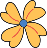 flower illustration on transparent background png