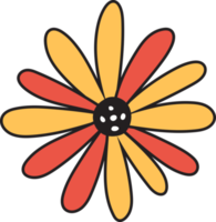 illustration de fleur sur fond transparent png