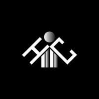 diseño creativo del logotipo de la letra hc con gráfico vectorial, logotipo simple y moderno de hc. vector