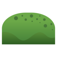 Green grass, bush, tree bush and lawn or turf. png