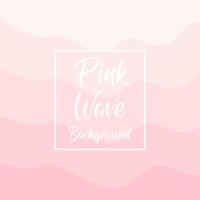 Pink wave background design vector 3