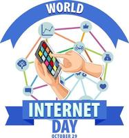 World Internet Day Banner Design vector