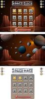 A game background template with elements vector