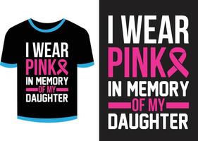 Breast Cancer T-shirt Design Vector