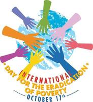 International Day For The Eradication Of Poverty vector