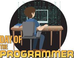 Programmers' Day Banner Design vector