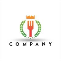 Rey comida logo vector