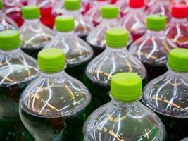 soft drinks in bottles photo