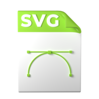 svg archivo tipo 3d representación en transparente antecedentes. ui ux icono diseño web y aplicación tendencia