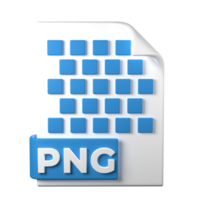 PNG File Type 3D rendering on transparent background. Ui UX icon design web and app trend