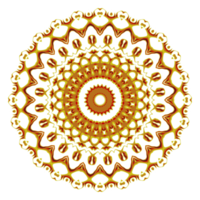 flor mandala patrón ornamento png