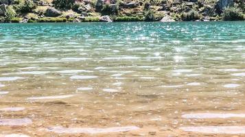 the beautiful lake of terrasole, in the mountains of Limone Piemonte in the Piedmontese alps in August 2022 photo